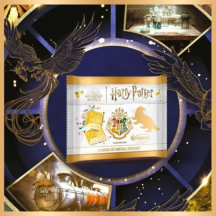 Шоколад белый Witor's Harry Potter Bianca Cristalli Frizzanti Взрывные леденцы 50 г (982295) - фото 5