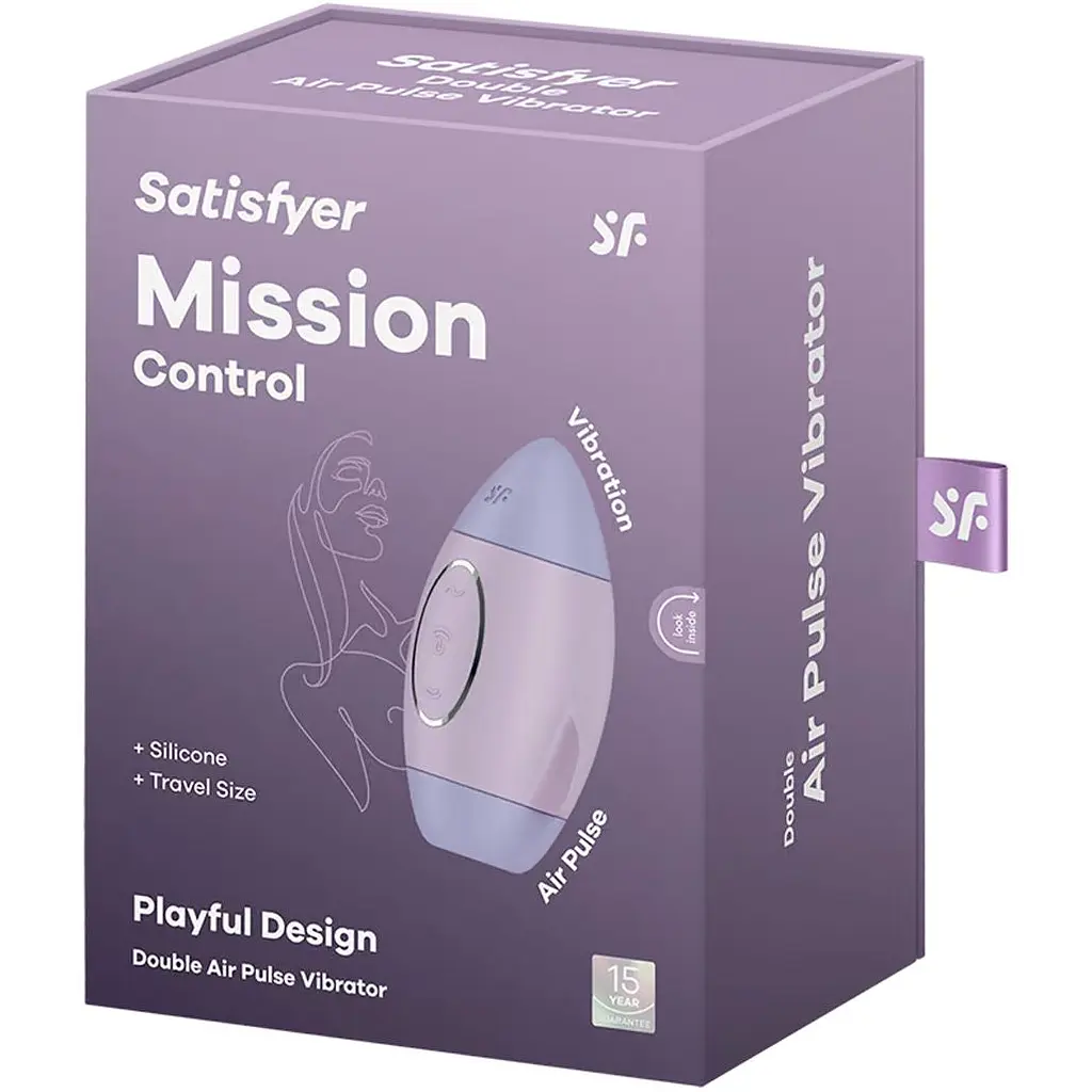 Вакуумний стимулятор Satisfyer Mission Control Violet (SO8970) [108364] - фото 8