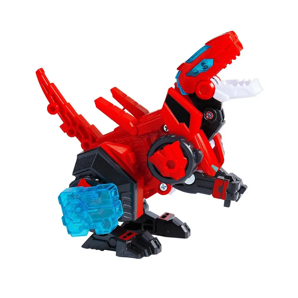 Динозавр-трансформер Dinoster Раптор-Бот EU580840-1 бокс для зберігання, червоний - фото 2