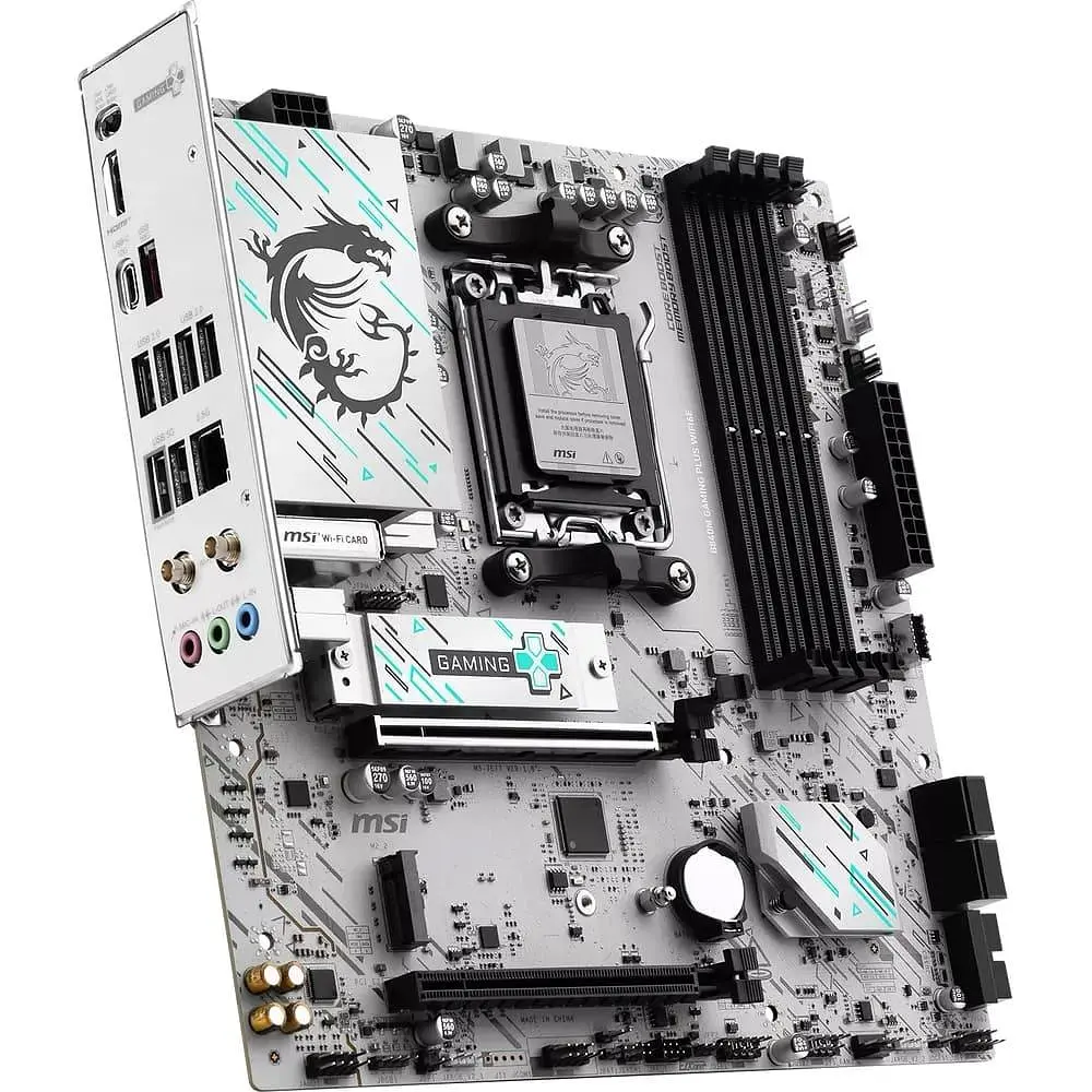 Материнська плата MSI B840M GAMING PLUS WIFI6E (B840M GAMING PLUS WIFI6E) (Socket AM5, AMD B840, Micro-ATX) - фото 3