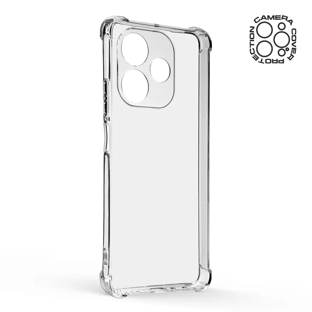 Прозрачный чехол для OPPO A5 Pro 4G/A5 Pro 5G с защитой камеры и усиленными бортами, тонкий, силиконовый, бесцветный, ударостойкий, противоударный бампер c закрытой камерой, ArmorStandart (ARM85375) - фото 2