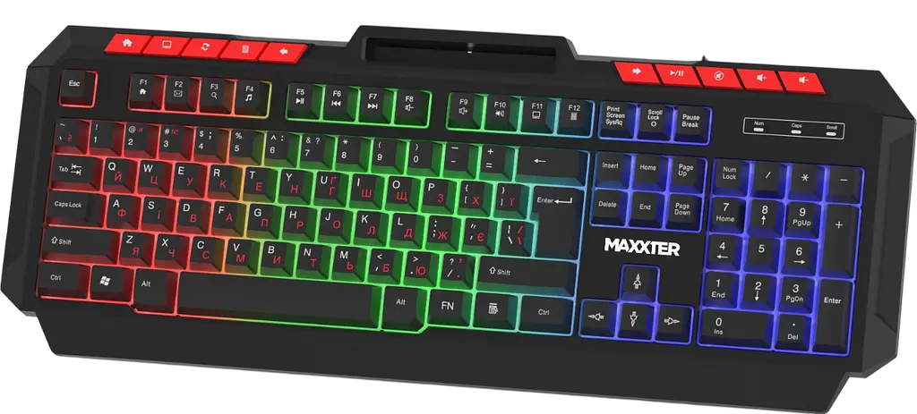 Клавіатура Maxxter KBG-UML-02B-UA RGB Black - фото 3