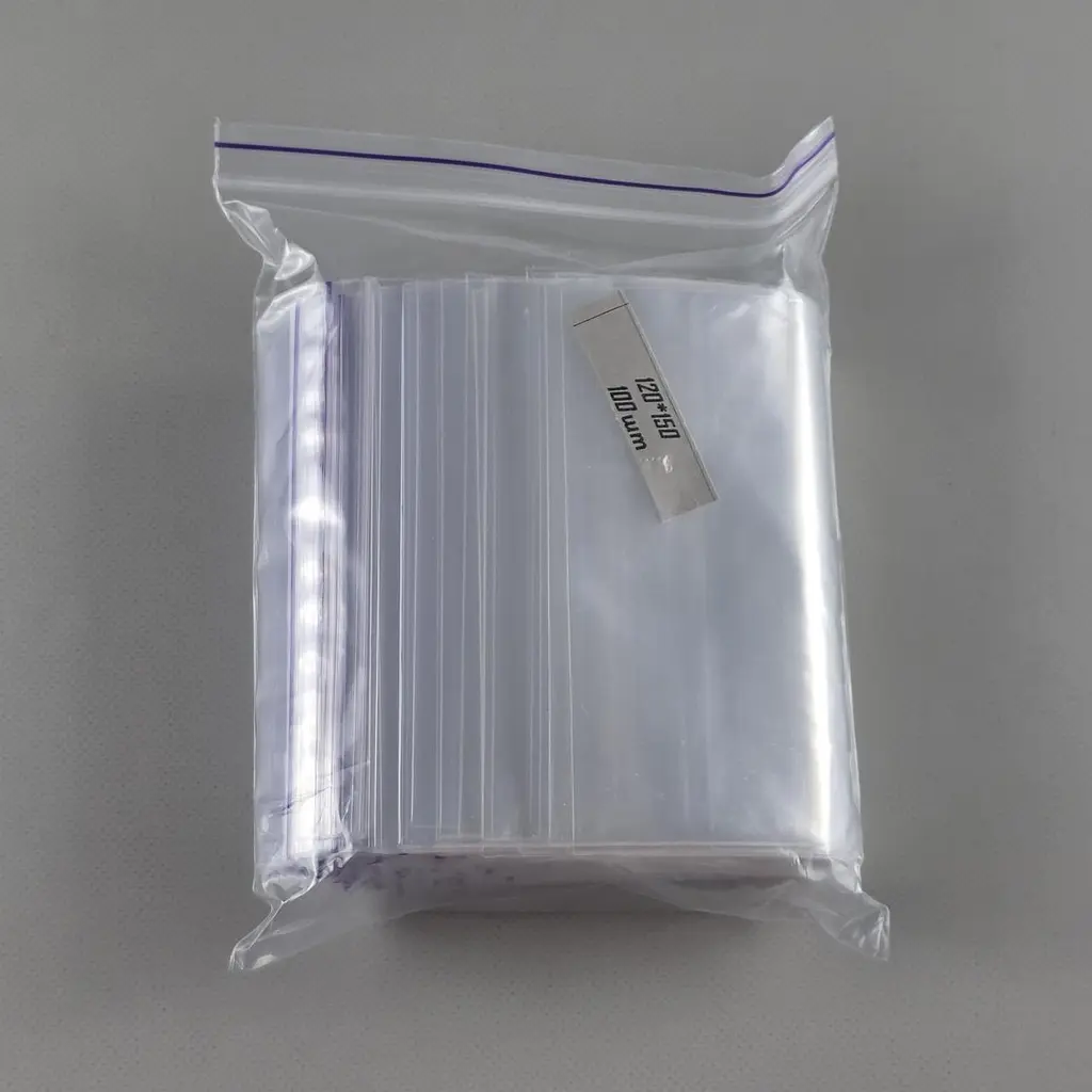Пакети Zip-Lock прозорі 12x15 см, 100 шт, поліетиленові пакети із застібкою - фото 3
