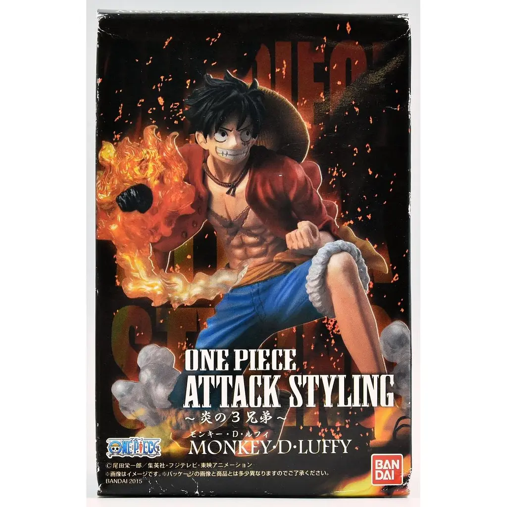 Фігурка Bandai Attack Styling Luffy One Piece Ван Піс Луффі 10 см B MD OP AS - фото 2