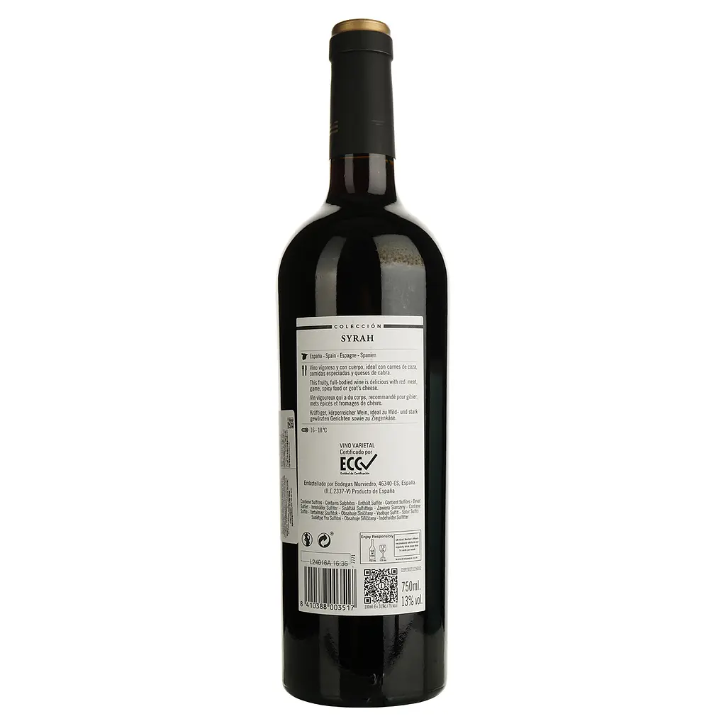 Вино Murviedro Coleccion Syrah червоне сухе 0.75 л - фото 2