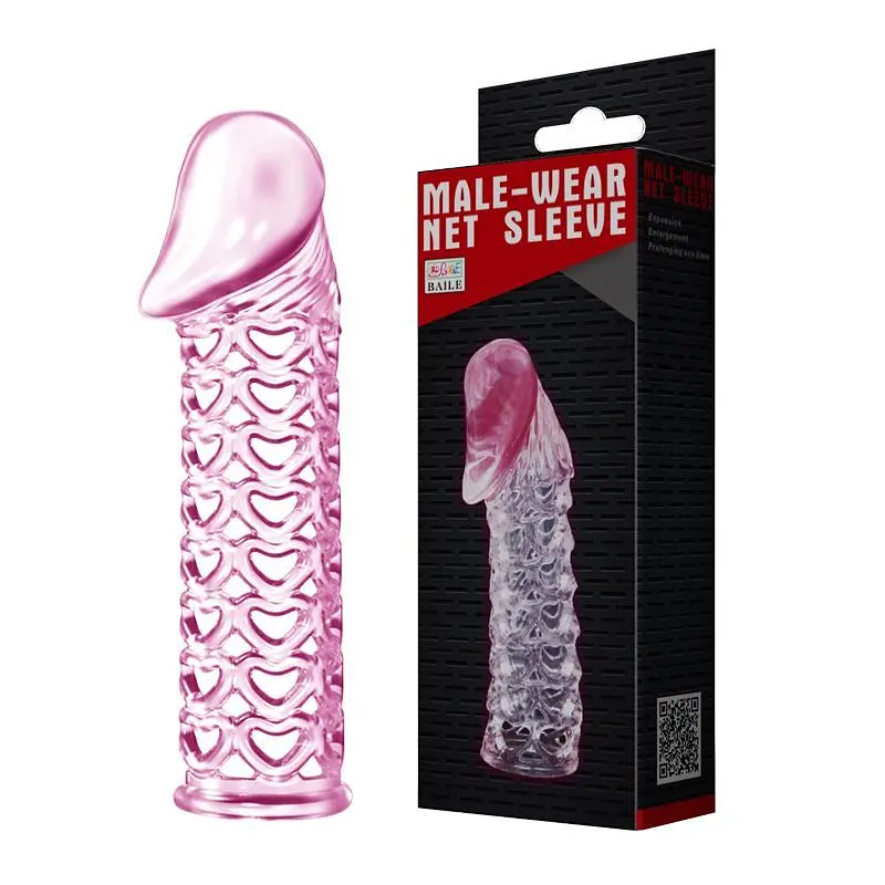 Насадка на член Baile Silikon Sleeve, +2.2 см - фото 6