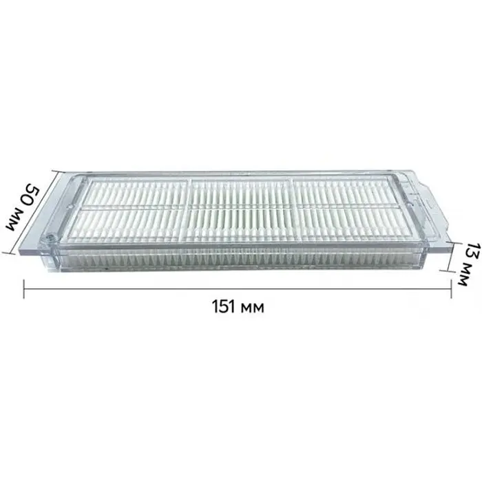 Набор фильтров HEPA для робота-пылесоса Xiaomi HEPA Filter Mop P/Mop2Pro/Viomi SE/V2/V2 Pro/V3, (2 шт) - фото 4