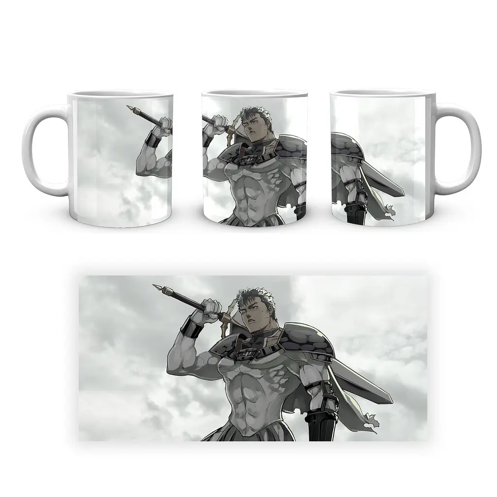 Кружка GeekLand Berserk Берсерк Гаст сіре небо anime B 02.14 - фото 4