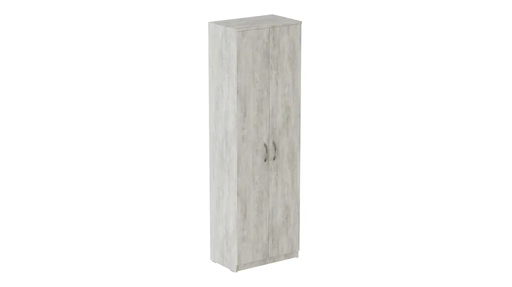 Шафа Анжело Ferrum-decor на 5 полиць 2 двері 1900x600x380 ДСП Бетон 16 мм (FRD-104982) - фото 4