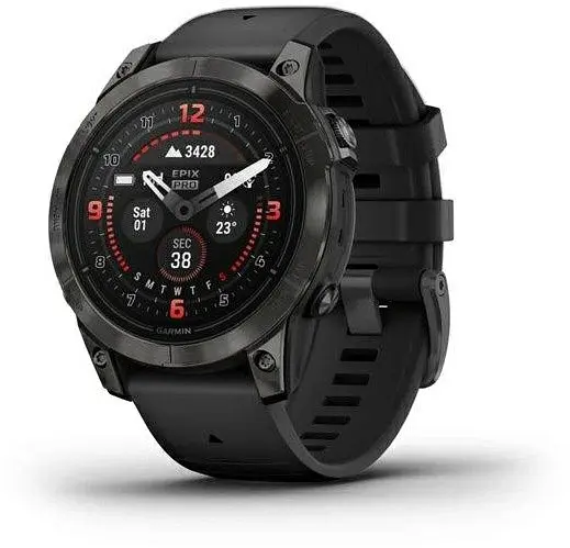 Смарт-часы Garmin Epix Pro Gen 2 47mm Slate Gray w Black Band (010-02803-00/01) - фото 3