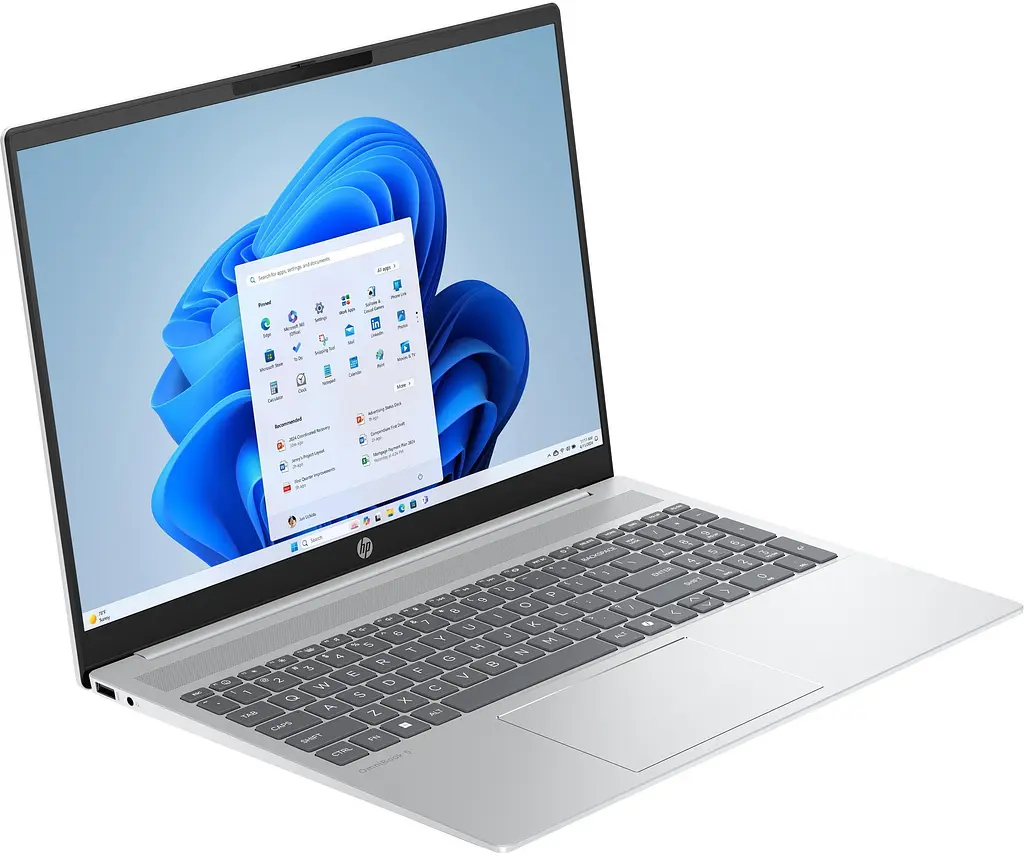 HP Ноутбук HP OmniBook 5 16-af1017ua 16" 2K IPS AG, Intel U7-255U, 16GB, F1024GB, UMA, DOS, сріблястий - фото 3