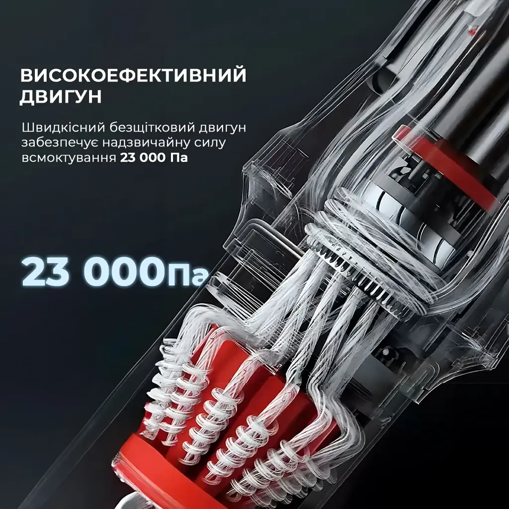 Акумуляторний пилосос Deerma DEM-T30W Station - фото 9
