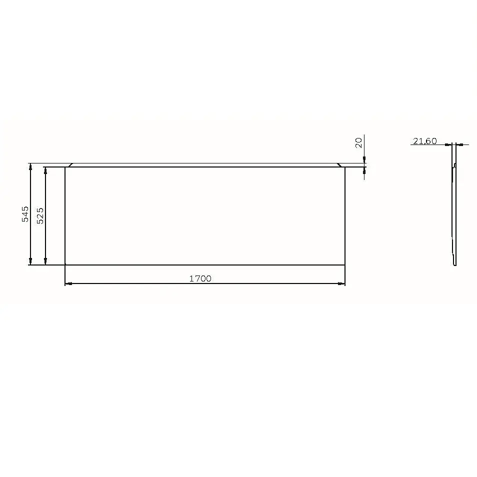 Панель для ванни X-Joy Am.Pm X-Joy білий W72UA-170-070W-P1, Білий - фото 4