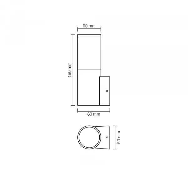 LED Светильник архитектурный AR091B IP54 VIDEX GU10 - фото 6