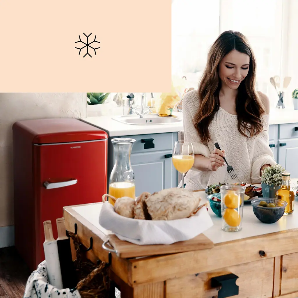 Морозильна камера Klarstein Laika 60л ретро (10045801) - фото 3