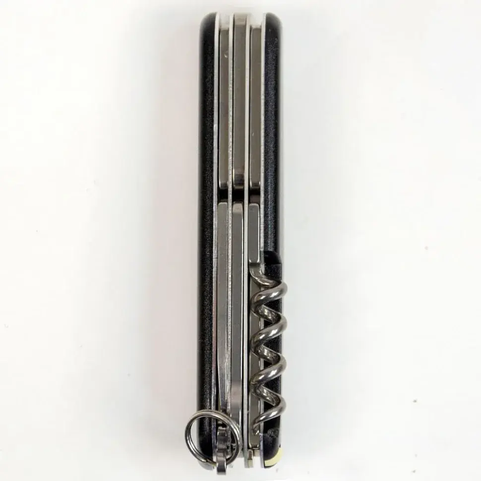 Ніж Victorinox Climber Mat 91 мм 14 функцій чорний матовий жовтий лого - фото 9