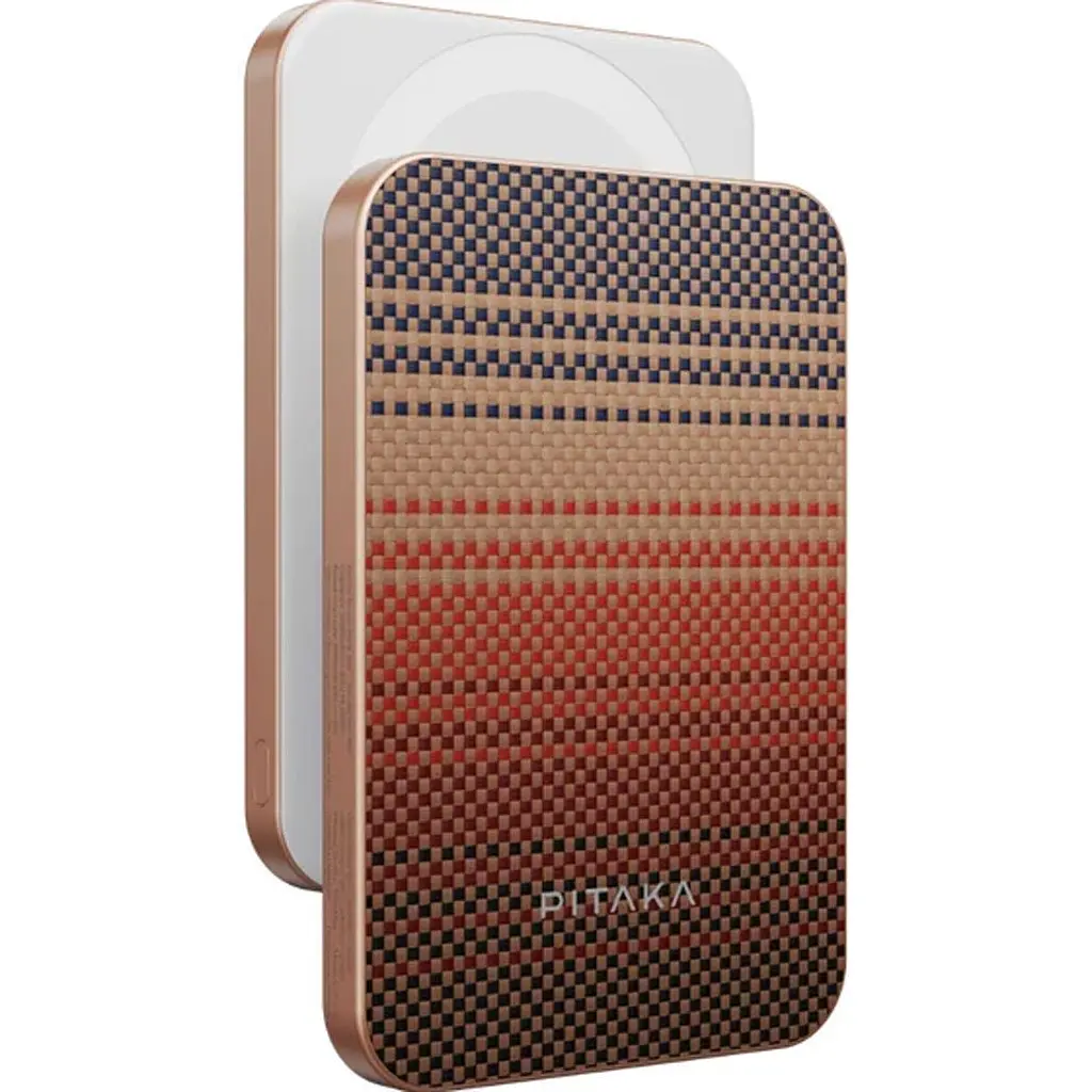 Зовнішній акумулятор Pitaka Aramid Fiber Magnetic 5000mAh 20W Sunset (PBQ2402) [161459] - фото 2