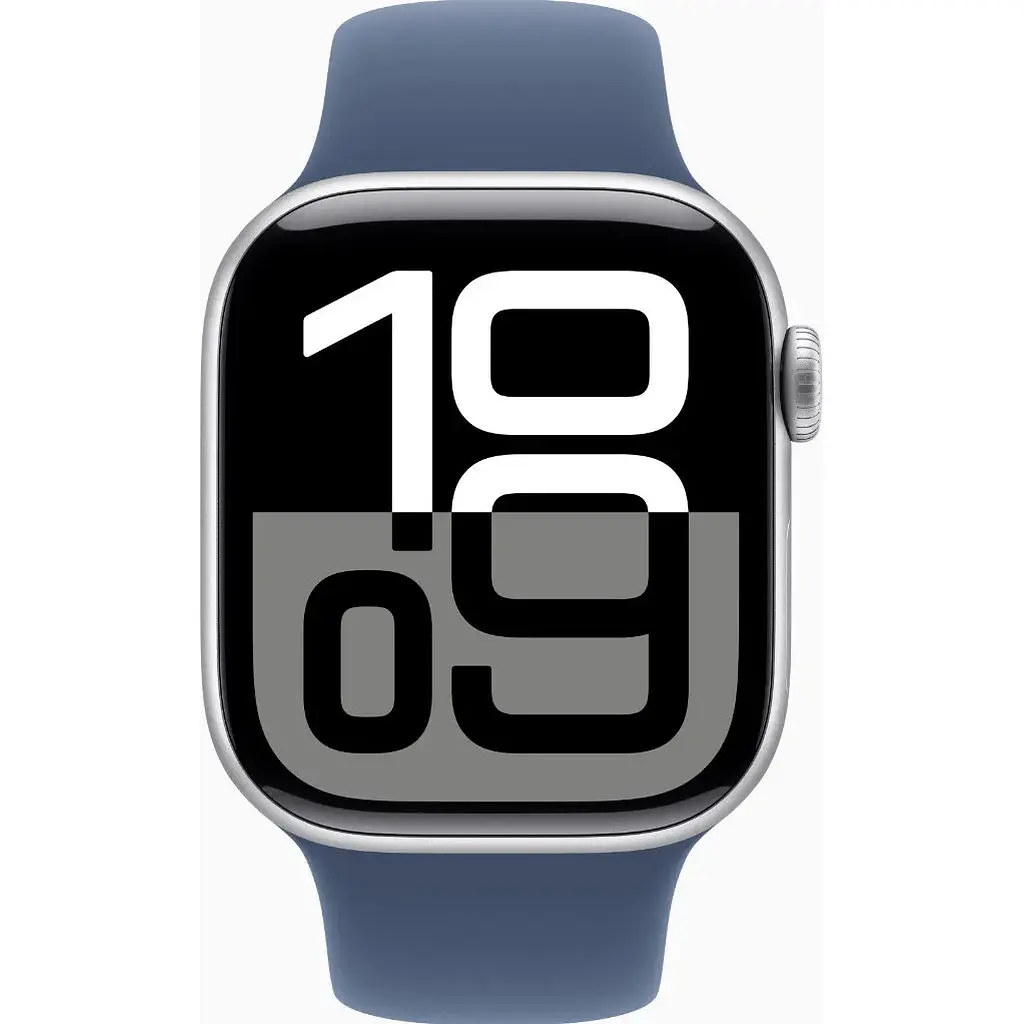 Смарт-часы Apple Watch Series 10 GPS 42mm Silver Alu. Case w. Denim Sport Band - M/L MWWC3 - фото 2