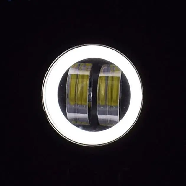 Світлодіодна додаткова LED фара / Далеке світло / Лінза з ДХО D-100мм / 10-30V / 20W / 7000K / 1 шт. - фото 5