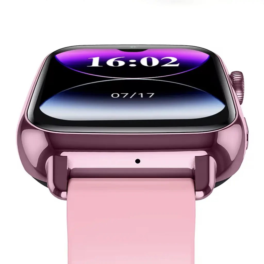 Смарт-годинник дитячий Wonlex KT34 камерою WI-FI GPS SIM-карта силіконовий ремінець Pink (17778-hbr) - фото 5