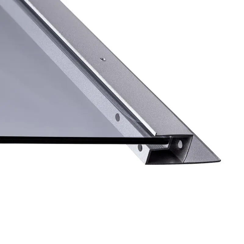 Душовий бокс Lidz Tani SB90x90.SAT.HIGH.GR, Хром матовый, тонований, хром матовий - фото 8