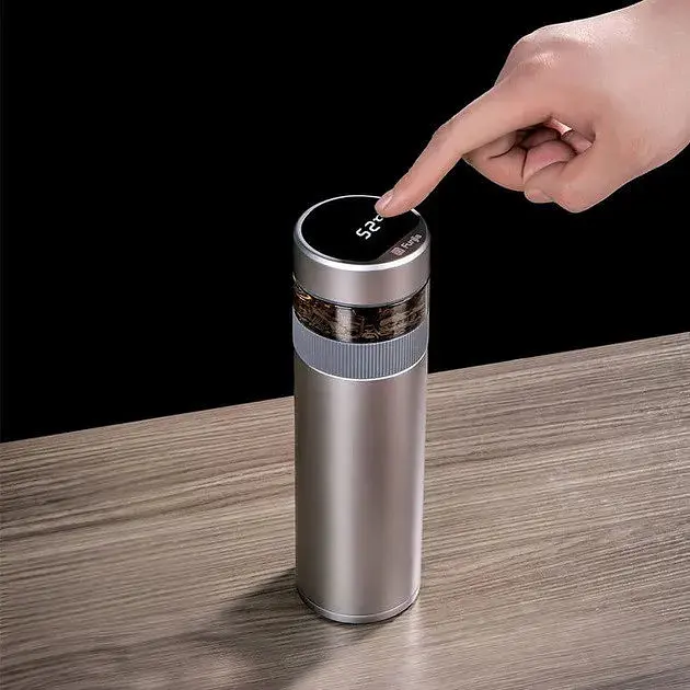 Заварювальний термос із титану Fun Home Funjia Titanium Smart Cup 520 мл (FJ-TA003) - фото 4