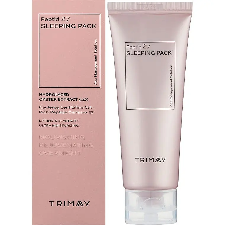 Маска для обличчя Trimay Peptid 27 Sleeping Pack нічна з пептидами 60 мл - фото 2