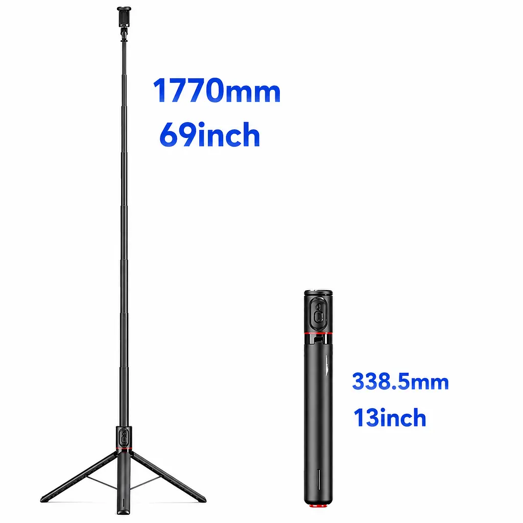 Монопод-штатив TT01 Multifunction 1770 мм з Bluetooth-пультом - фото 4