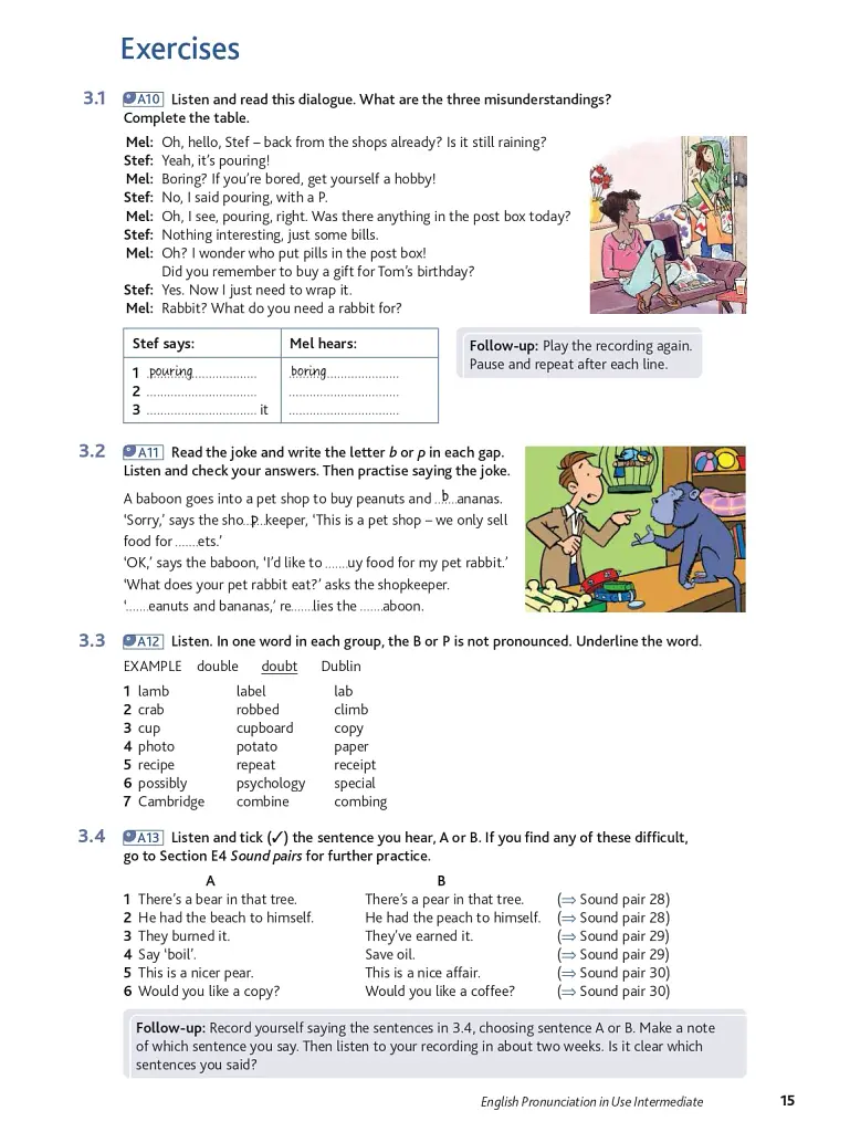 English Pronunciation in Use 2nd Edition. Intermediate with Answers and Downloadable Audio - фото 7
