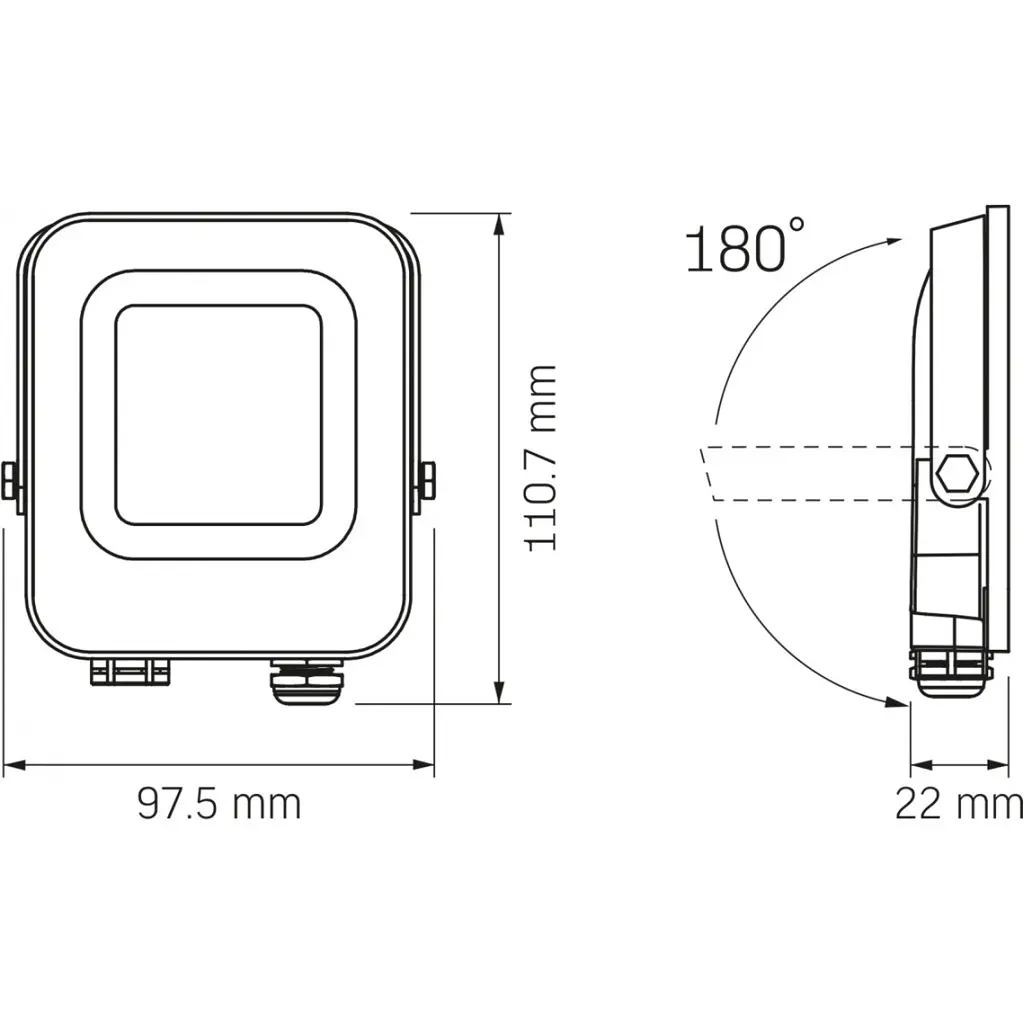 Прожектор Videx VL-F3e-105W-12V - фото 7