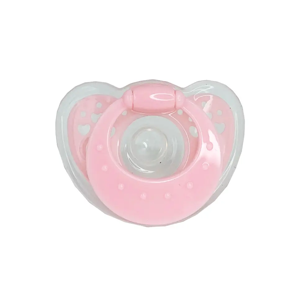 Дитяча силіконова пустушка MGZ-0517(Pink) кругла - фото 3