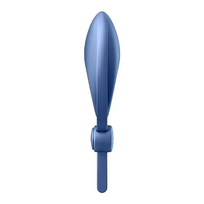 Ерекційне віброкільце-ласо з регулюванням розміру Satisfyer Sniper Blue - фото 3