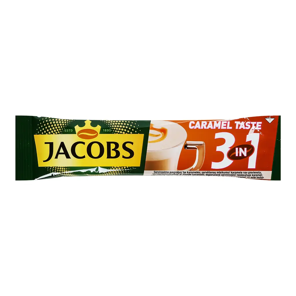 Кавовий напій Jacobs 3 в 1 Caramel, 16.9 г (907243) - фото 2