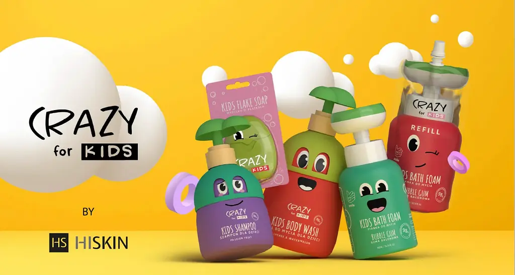 Шампунь з ароматом маракуї Crazy for Kids Hair Shampoo Passion Fruit HiSkin 300 мл - фото 4