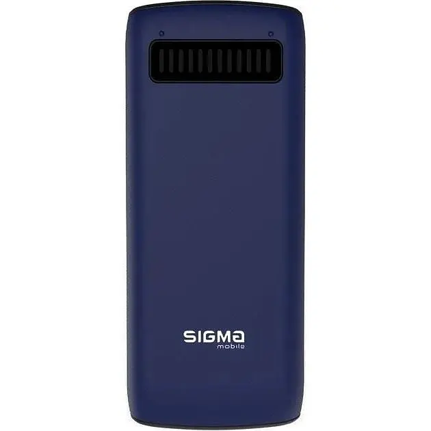 Телефон кнопочный Sigma X-style 34 NRG TYPE-C синий - фото 2