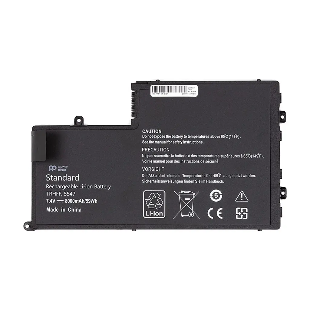 Акумулятор до ноутбука DELL Inspiron 15-5547 (TRHFF) 7.4V 8000mAh PowerPlant (NB441952)