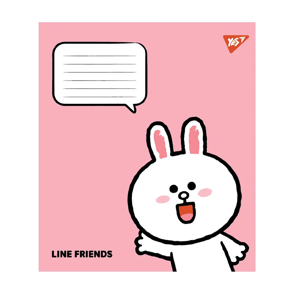Зошит Yes Line Friends Stylish А5 12 аркушів лінія (767646), в асортименті - фото 3