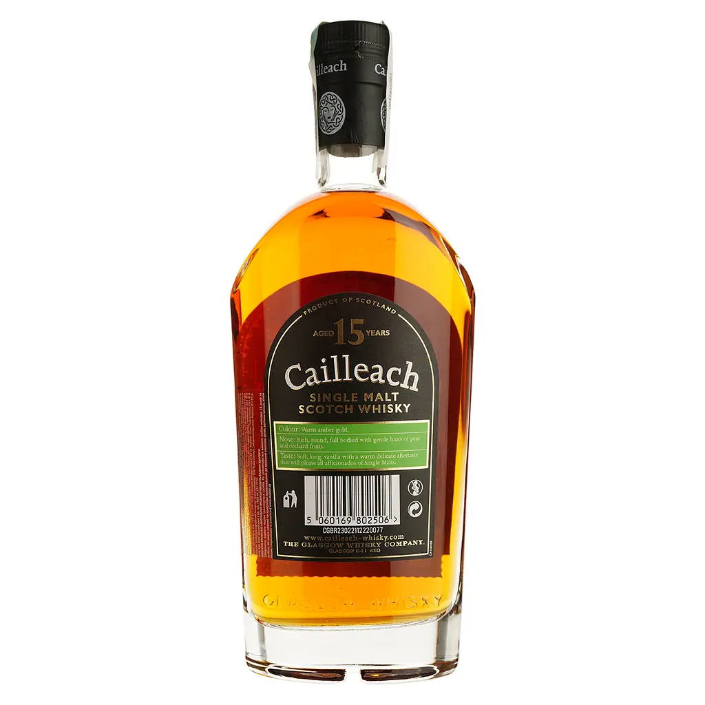 Виски Cailleach 15 yo Single Malt Scotch Whisky, 40%, 0,7 л - фото 3