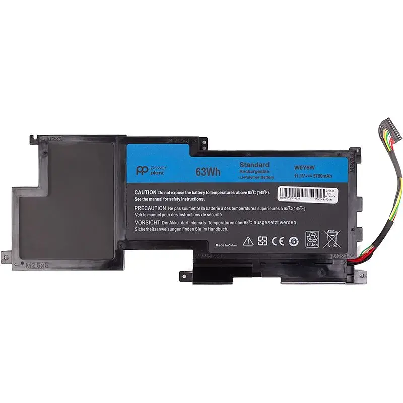 Акумулятор PowerPlant для ноутбуків DELL XPS 15-L521X Series (W0Y6W) 11.1V 5700mAh (NB441280) - фото 2