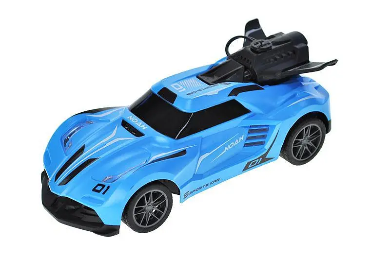Автомобіль SL-354RHBL Spray Car Sport на радіокеруванні 1:24,блакитний,з світлом,вихлопною парою - фото 2