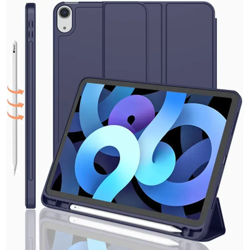 Чохол до планшета BeCover Tri Fold Soft TPU Apple iPad Air 11" M4 2026 Deep Blue (715230) - фото 2