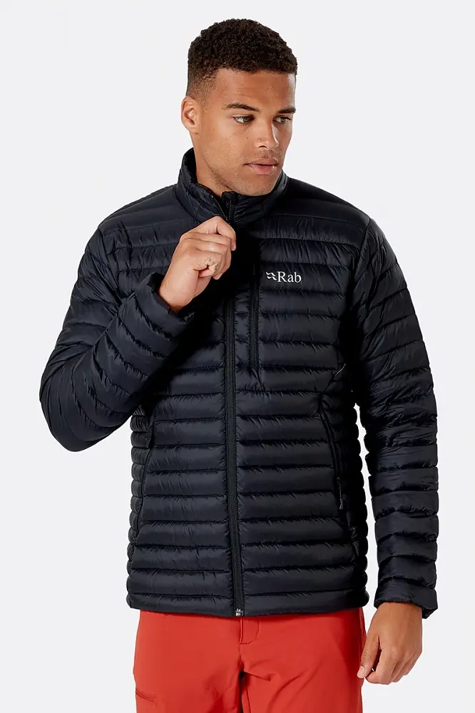 Легкий пуховик Rab Microlight Jacket L Черный - фото 2