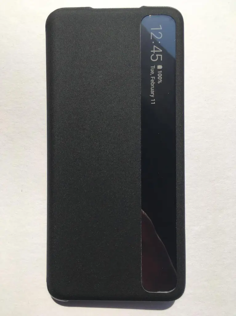 Чохол-книжка S-View Clear View Cover Official EF-ZG980CBEGRU для Samsung Galaxy S20 5G Чорний - фото 5