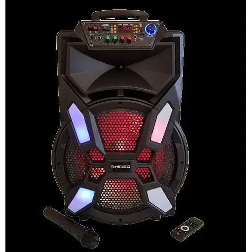 Акумуляторна акустична система Kimiso QS-A1505 колонка валіза 150Вт USB SD FM радіо Bluetooth мікрофон ДК (QS-A1505) - фото 2