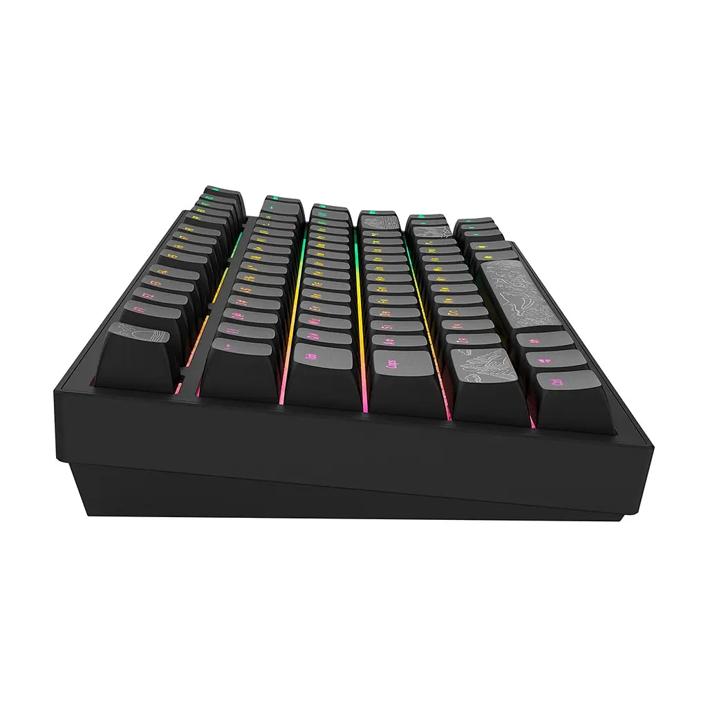 Клавіатура Dark Project ALU81 Terra Nostra PBT RGB Mech G3MS Moonstone Black (DPKB_NOSTRA_81_ANSI_BLACK_UA) - фото 8