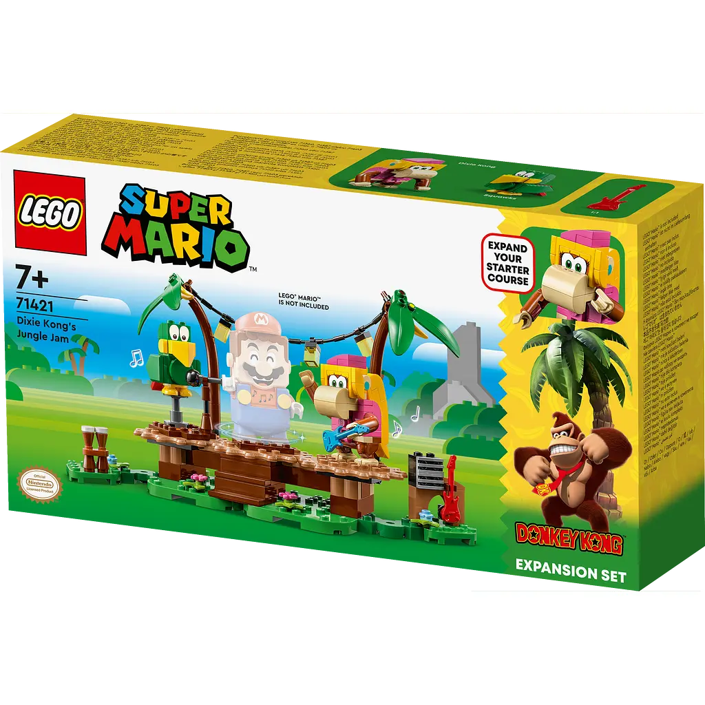 Конструктор LEGO Super Mario™ Імпровізація в джунглях Діксі Конґ. Додатковий набір 174 деталі (71421) - фото 2