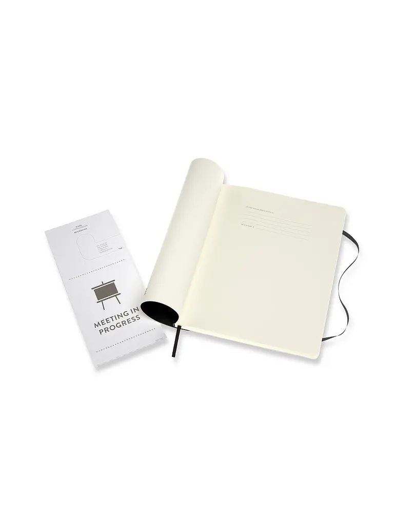 Записник Недатований Moleskine PRO великий, Чорний М'який (PROPFNTB4SBK) - фото 3