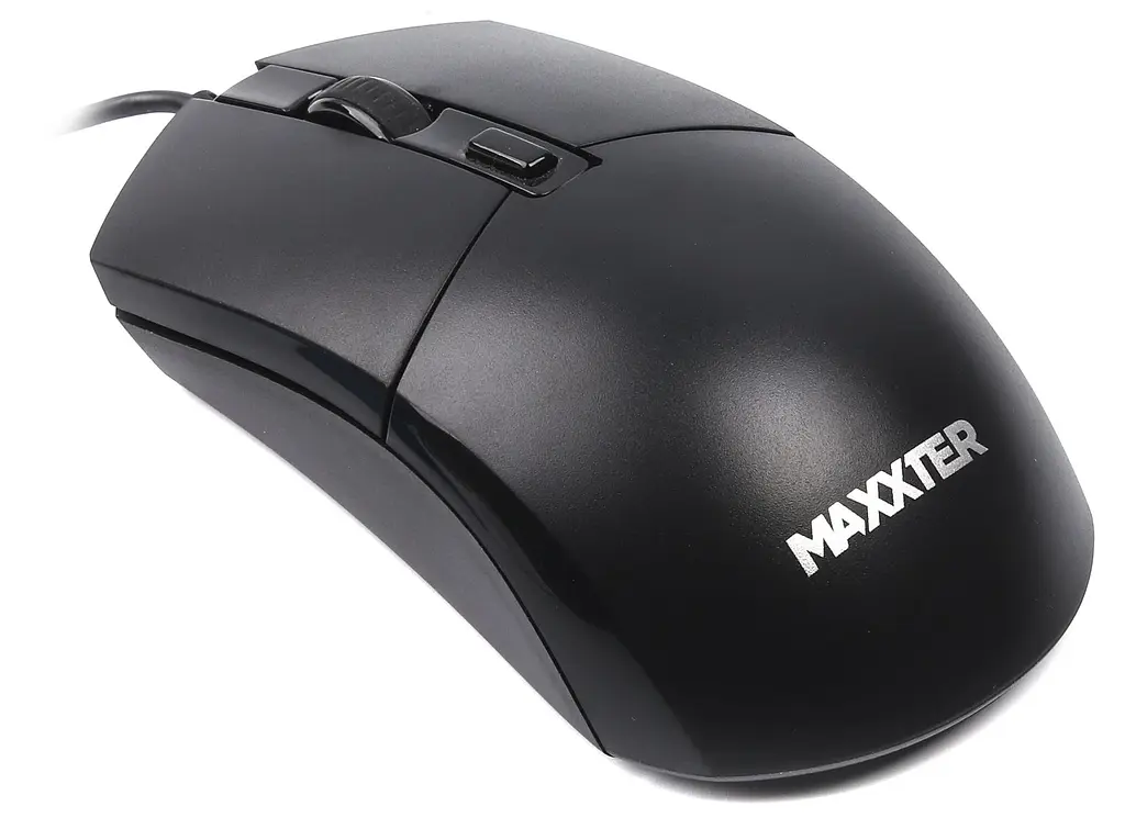 Миша Maxxter Mc-4B01 USB Black - фото 3