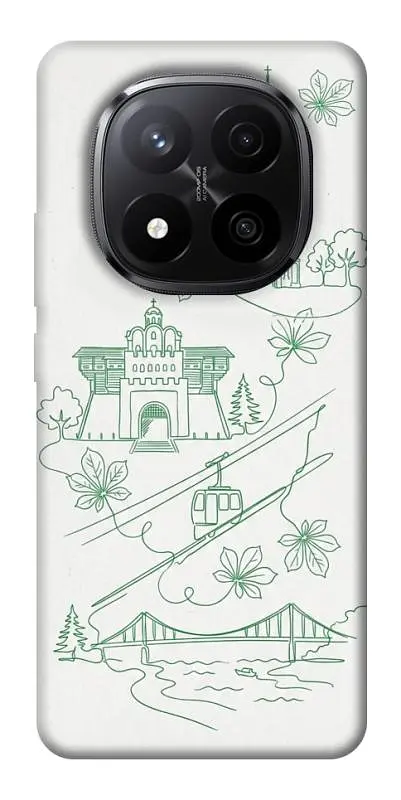 TPU чохол Demsky Heart of Kyiv для Xiaomi Redmi Note 14 Pro+ 5G