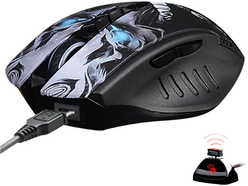 Миша A4Tech Bloody R80 Plus Skull - фото 3